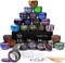 24 Designs Metal Tins for DIY Candle Crafting (Colorful) 2.4 x 2.4 x 1.5 inches